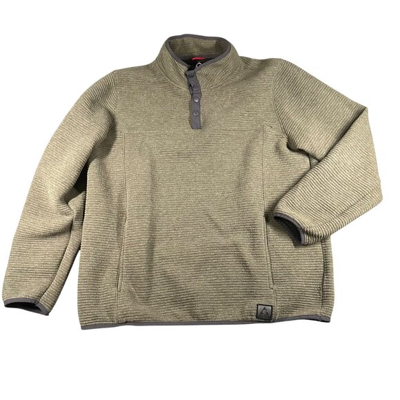 Gerry 1/4 Snap Mens XXL Pullover Long Sleeve Sweatshirt Sweater Ribbed Outdoor - Picture 1 of 9